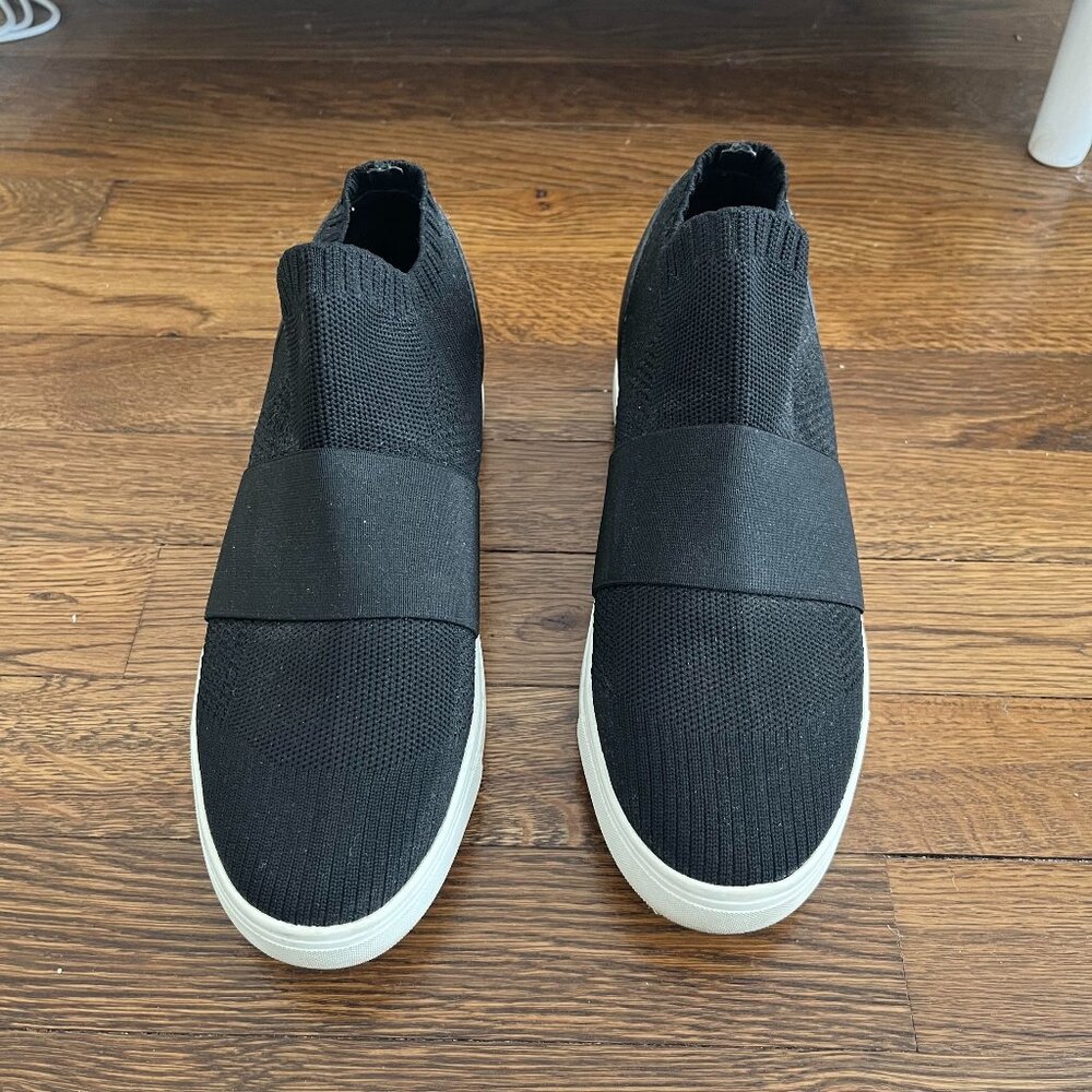Black Slip On Sneakers